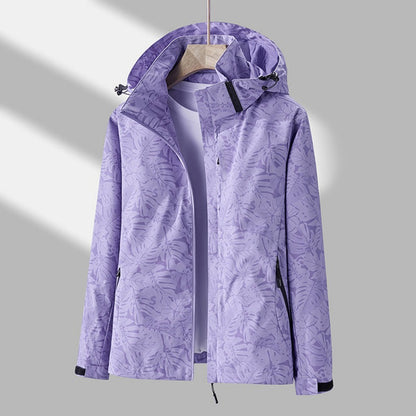 Andrea | Chaqueta impermeable y cortavientos con estampado