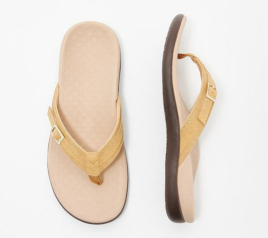 Martina | Orthopedic sandals with V-strap and side buckle