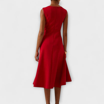 Candela | Elegantes Midikleid für den Sommer mit Falten  