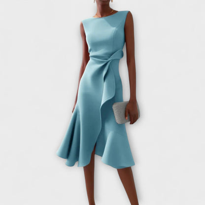 Candela | Elegantes Midikleid für den Sommer mit Falten  