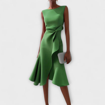 Candela | Elegantes Midikleid für den Sommer mit Falten  