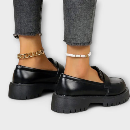 Pirela | Orthopädische Loafers mit dicker Sohle und klassischem Design