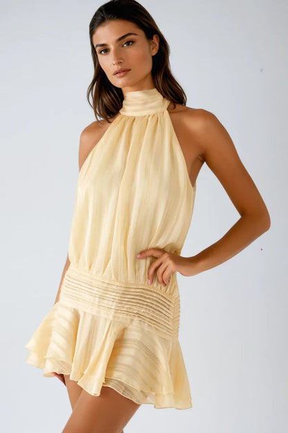 Severina | Elegantes Mini-Kleid für Damen mit Neckholder  