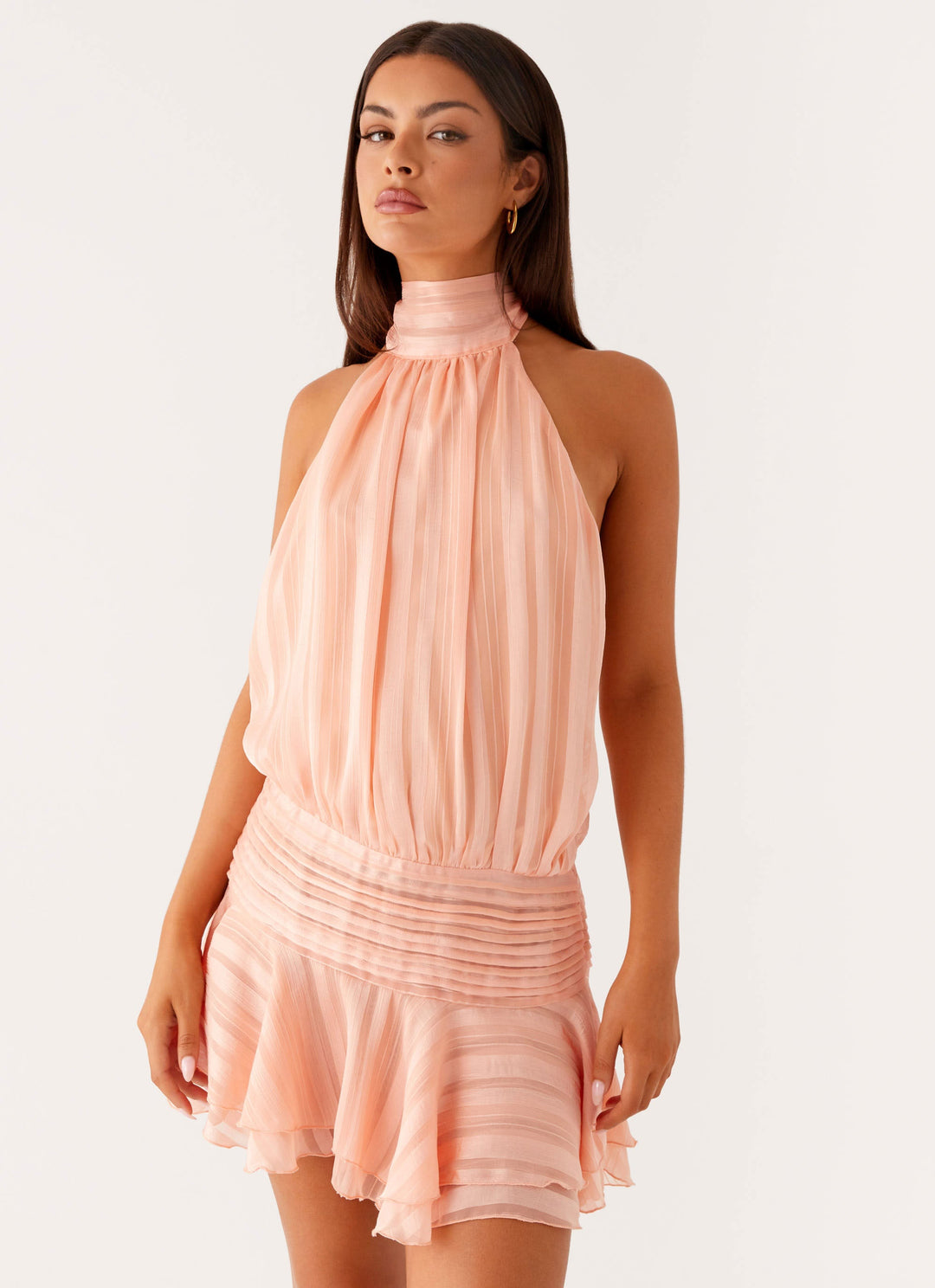 Severina | Elegantes Mini-Kleid für Damen mit Neckholder  