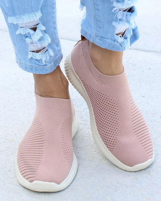 Leria | schnürsenkellose Sneaker für Damen mit atmungsaktivem Mesh