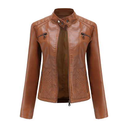 Nayeli | Chaqueta biker clásica con cremallera para mujer