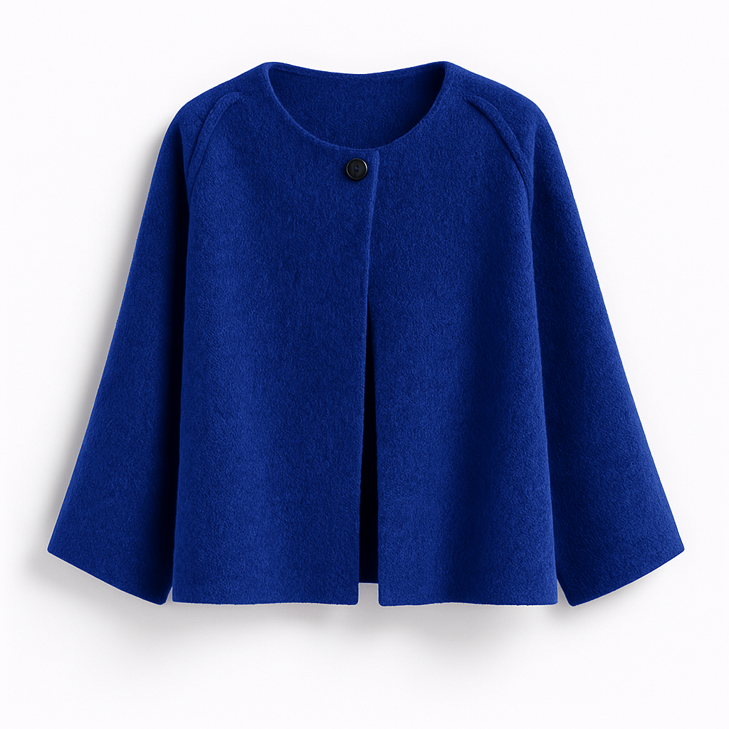 Naroa | Damenjacke mit geradem Schnitt und Rundhalsausschnitt | Modern  
