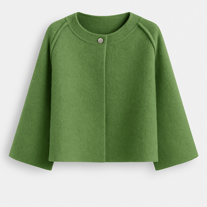 Naroa | Damenjacke mit geradem Schnitt und Rundhalsausschnitt | Modern  