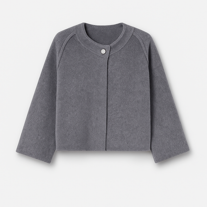 Naroa | Damenjacke mit geradem Schnitt und Rundhalsausschnitt | Modern  