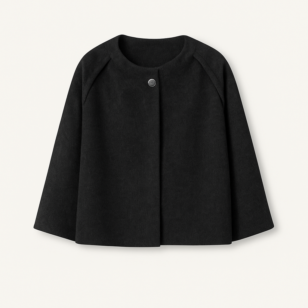 Naroa | Damenjacke mit geradem Schnitt und Rundhalsausschnitt | Modern  