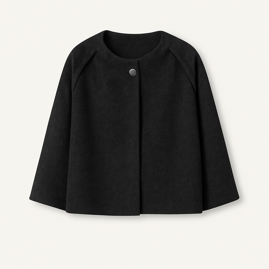 Naroa | Damenjacke mit geradem Schnitt und Rundhalsausschnitt | Modern  