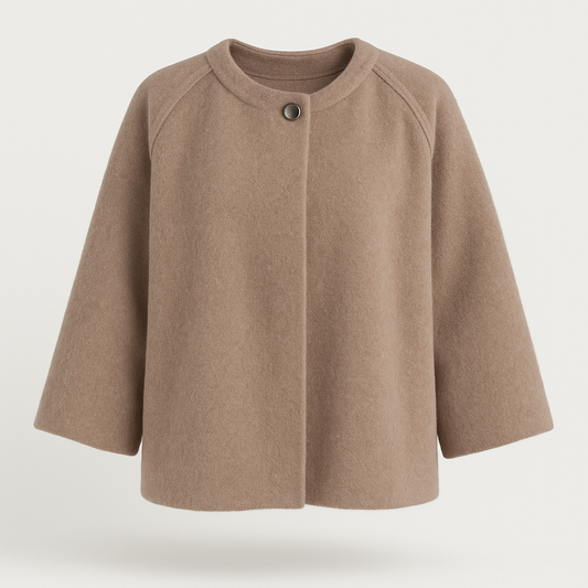 Naroa | Damenjacke mit geradem Schnitt und Rundhalsausschnitt | Modern  