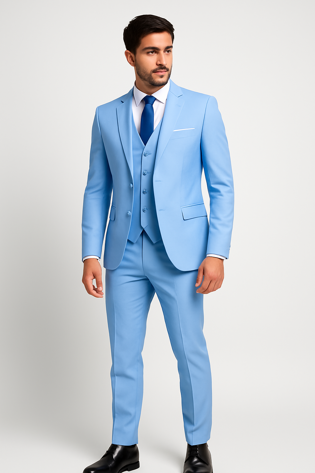 Albino | Elegante traje de tres piezas para hombre con chaqueta | Clásico