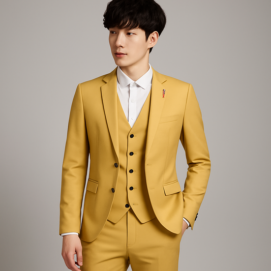 Albino | Elegant three-piece suit for men with jacket | Classic