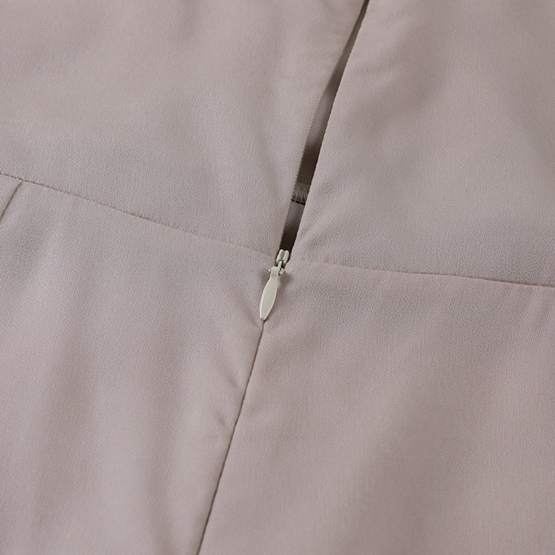 Isabel | Satin-Kleid im Ibiza-Stil mit seitlichem Schlitz