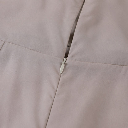 Isabel | Satin-Kleid im Ibiza-Stil mit seitlichem Schlitz