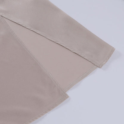 Isabel | Satin-Kleid im Ibiza-Stil mit seitlichem Schlitz