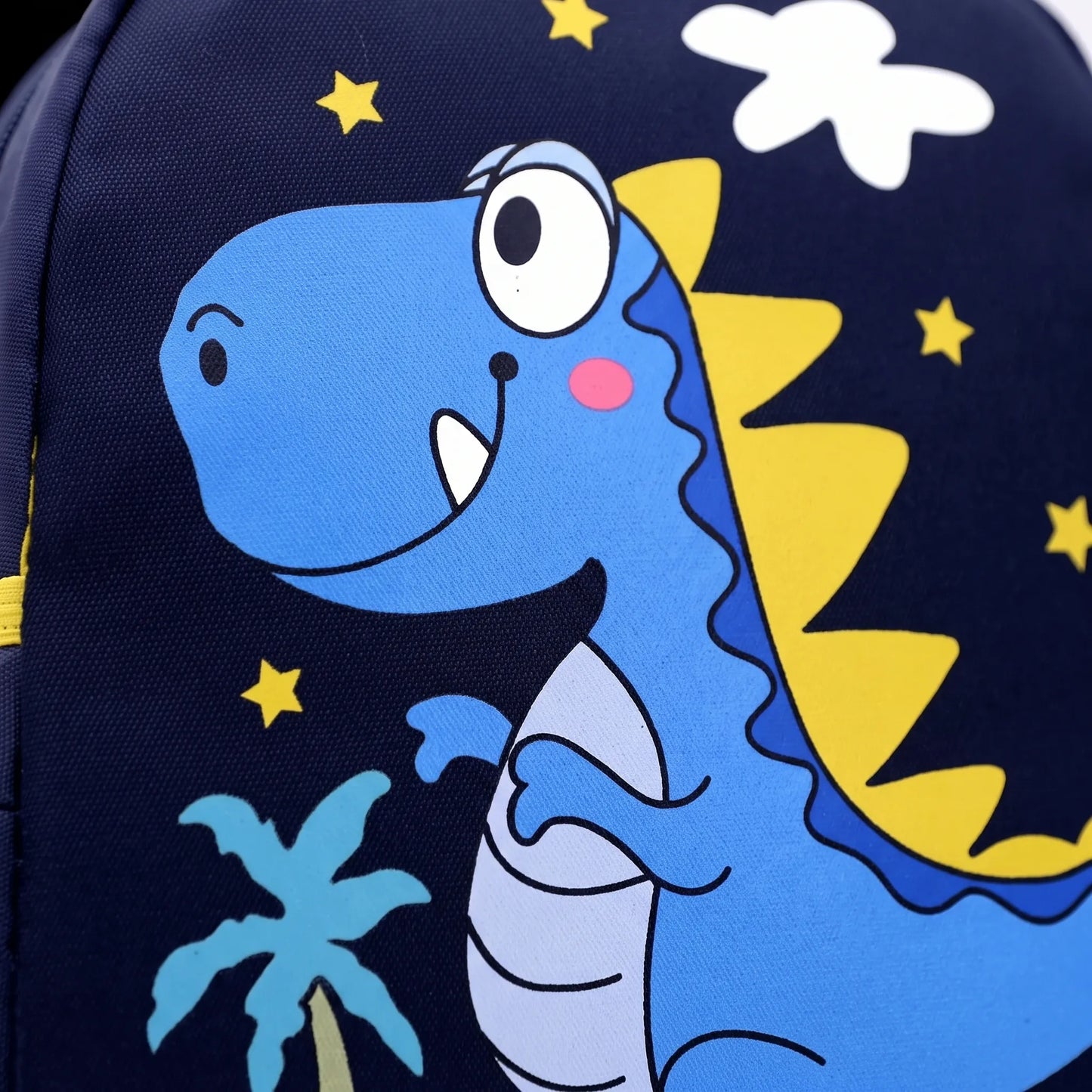 Suki | Kinderschulrucksack mit Dinosaurier und Reißverschluss