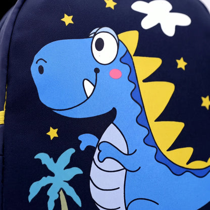 Suki | Kinderschulrucksack mit Dinosaurier und Reißverschluss