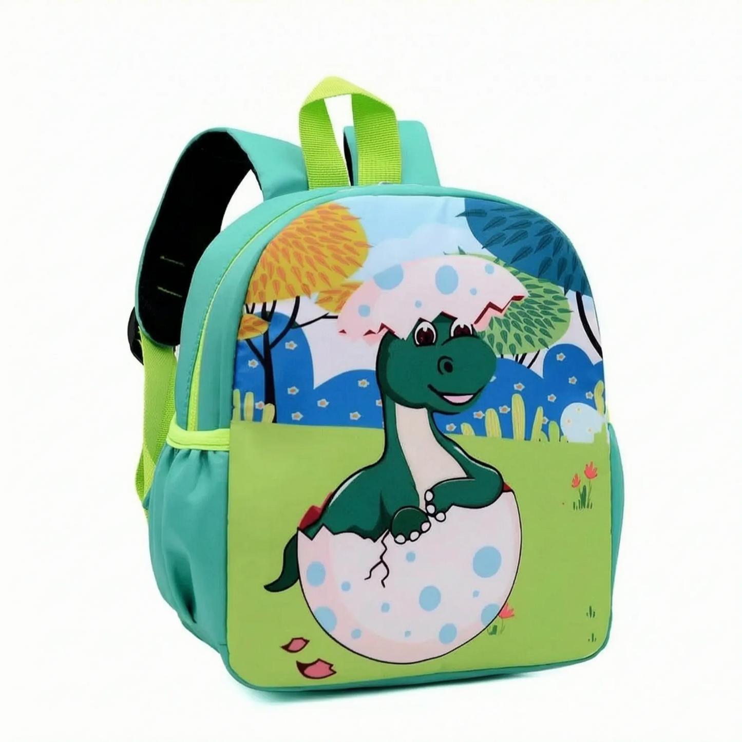 Suki | Kinderschulrucksack mit Dinosaurier und Reißverschluss