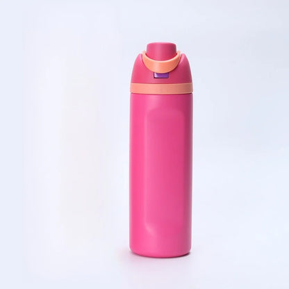 Delfina | Cylindrical thermal bottle with insulated flip lid