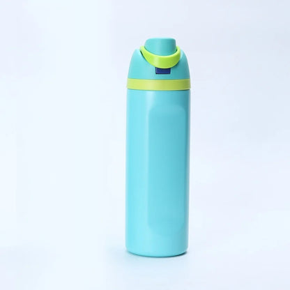 Delfina | Cylindrical thermal bottle with insulated flip lid