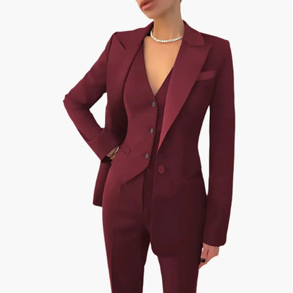 Josefina | Traje de boda para mujer con blazer y pantalón recto