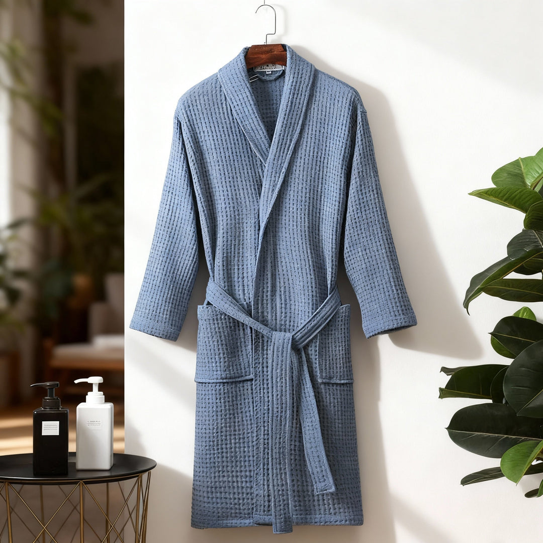 Alveris | Women's Waffle Knit Comfortable Spring Robe