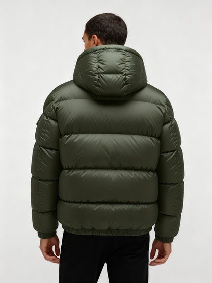 Leo | Chaqueta acolchada para hombre con plumón de pato cálido