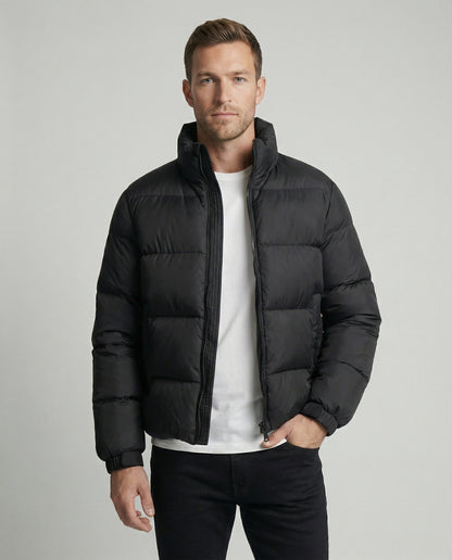 Leo | Chaqueta acolchada para hombre con plumón de pato cálido