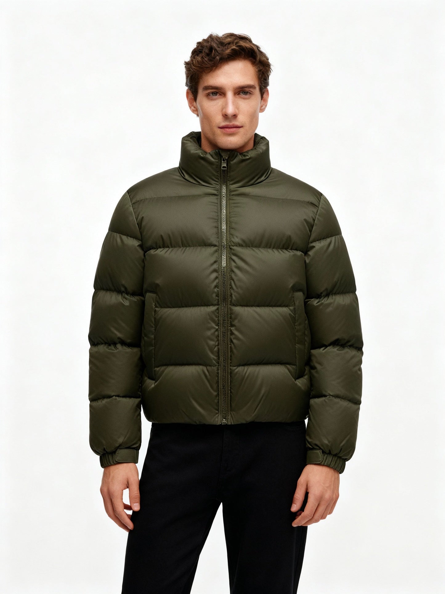 Leo | Chaqueta acolchada para hombre con plumón de pato cálido