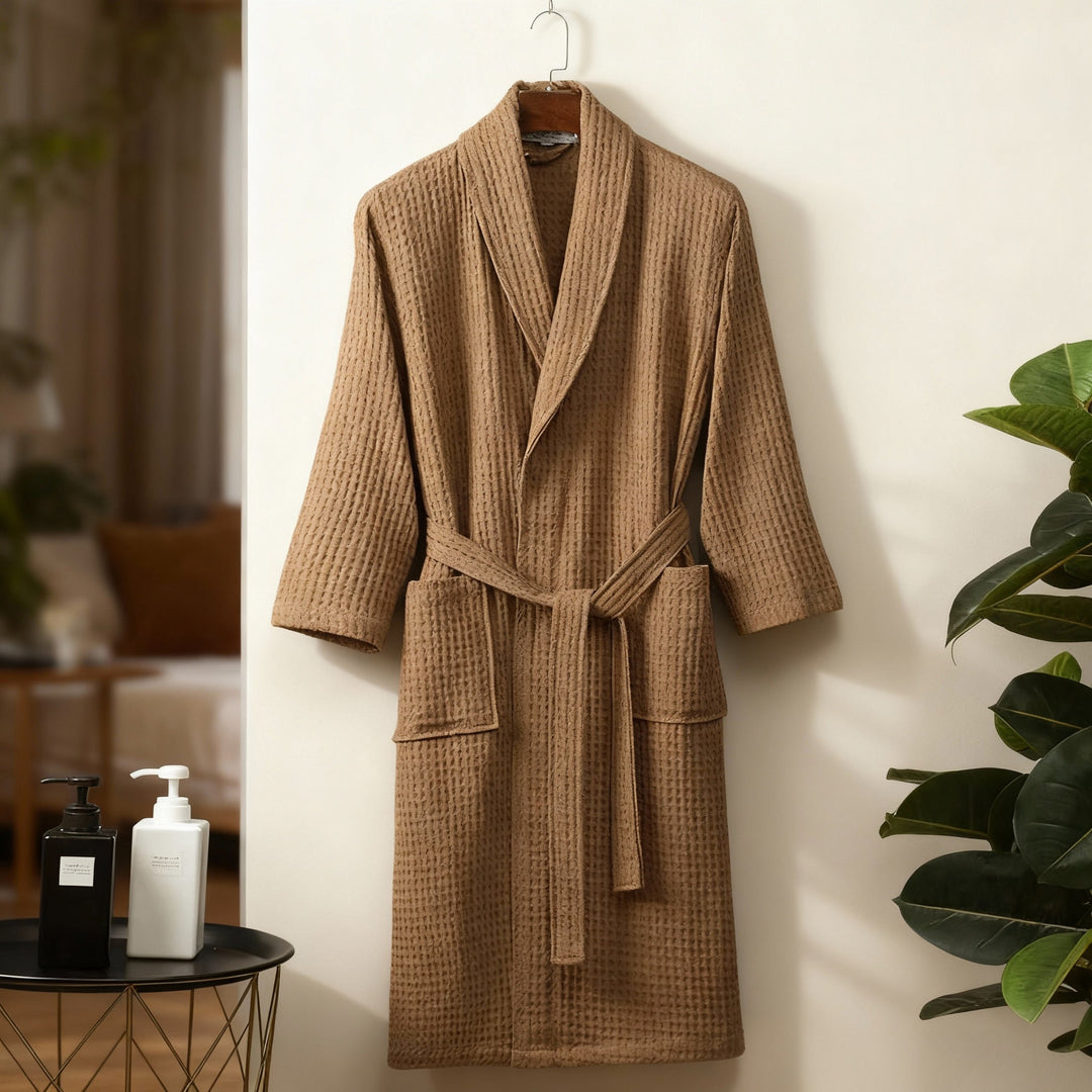 Alveris | Women's Waffle Knit Comfortable Spring Robe