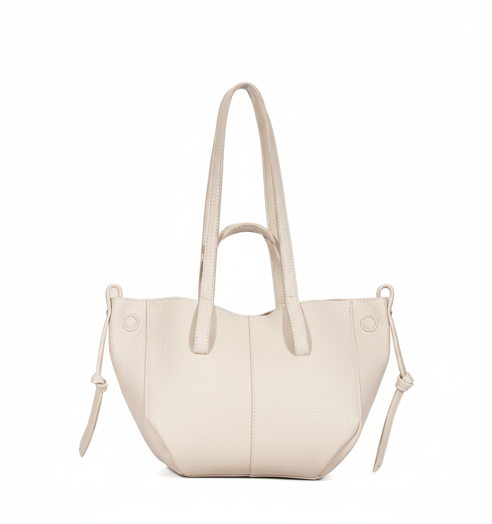 Inés | Bolso shopper lujoso con doble asa y diseño liso