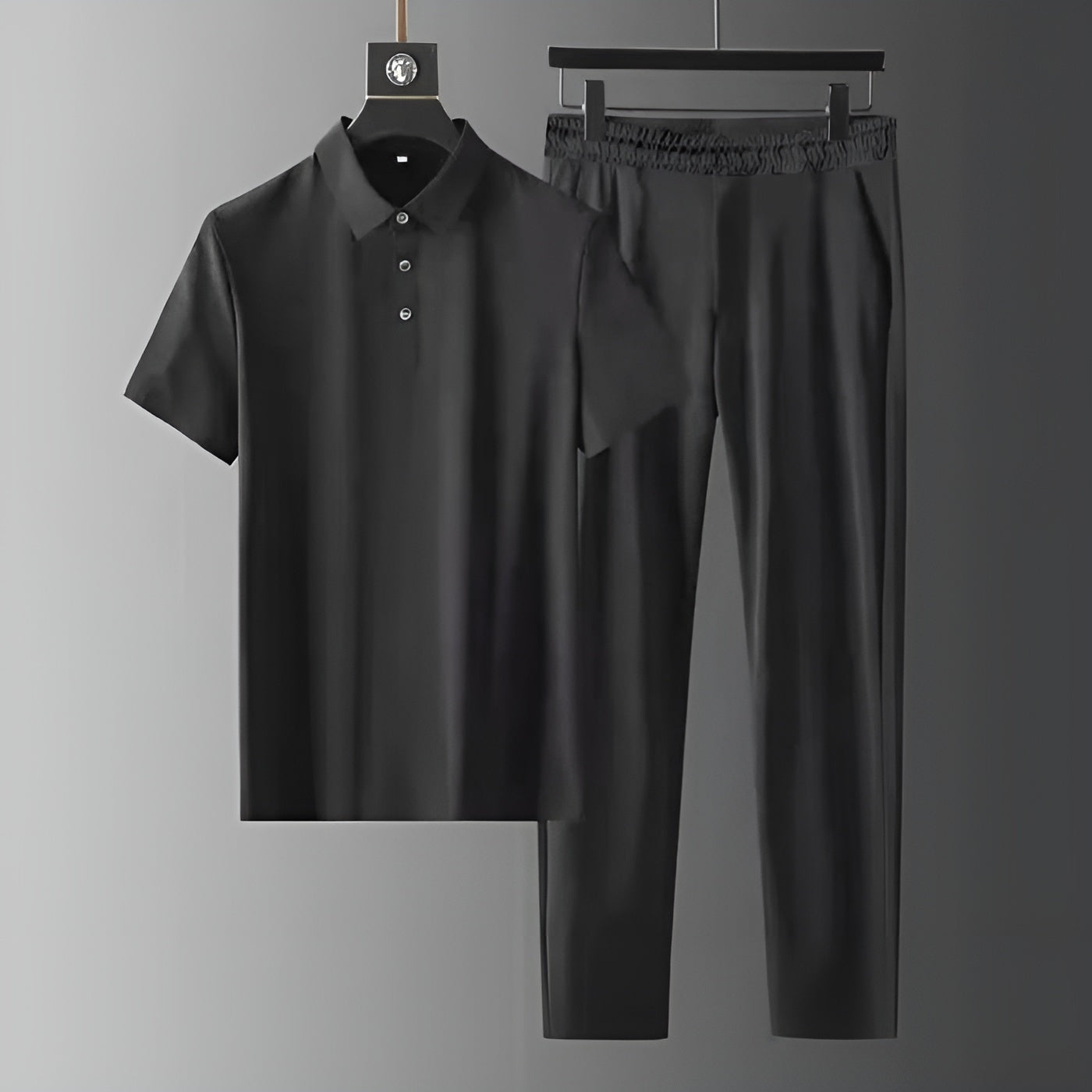 Benicio | Zweiteiliges Herrenoutfit mit Poloshirt und Hose, bequem | Lässig  