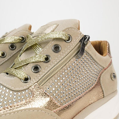 Prisella | Moderne Damen-Sneaker mit Schnürsenkeln | Keilabsatz