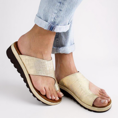 Lureva | Orthopädische Sandalen für Damen mit getrenntem Zeh  
