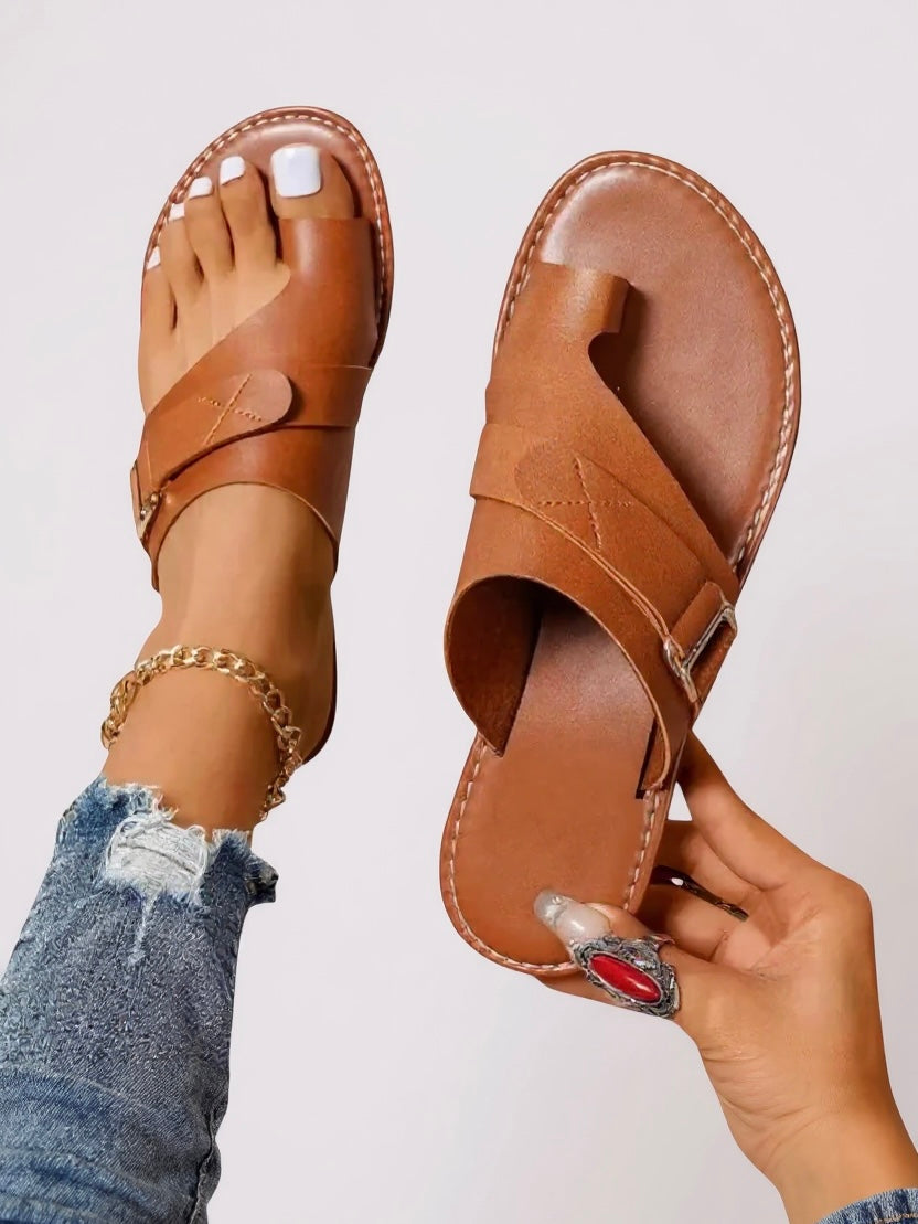 Aitana | Slide-Sandalen für Damen mit gekreuzten Riemen