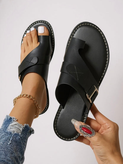 Aitana | Slide-Sandalen für Damen mit gekreuzten Riemen