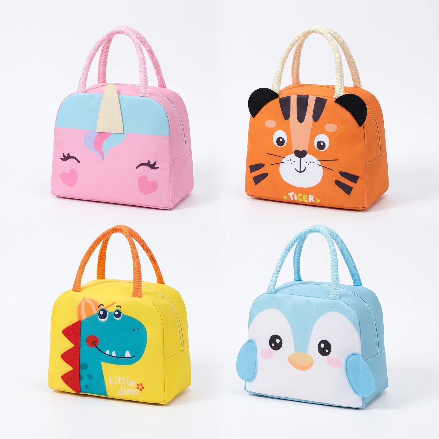 Coco | Kinder-Thermotasche mit Dinosaurier und oberen Tragegriffen
