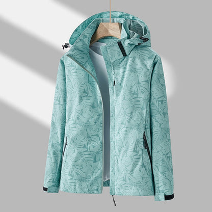 Andrea | Chaqueta impermeable y cortavientos con estampado