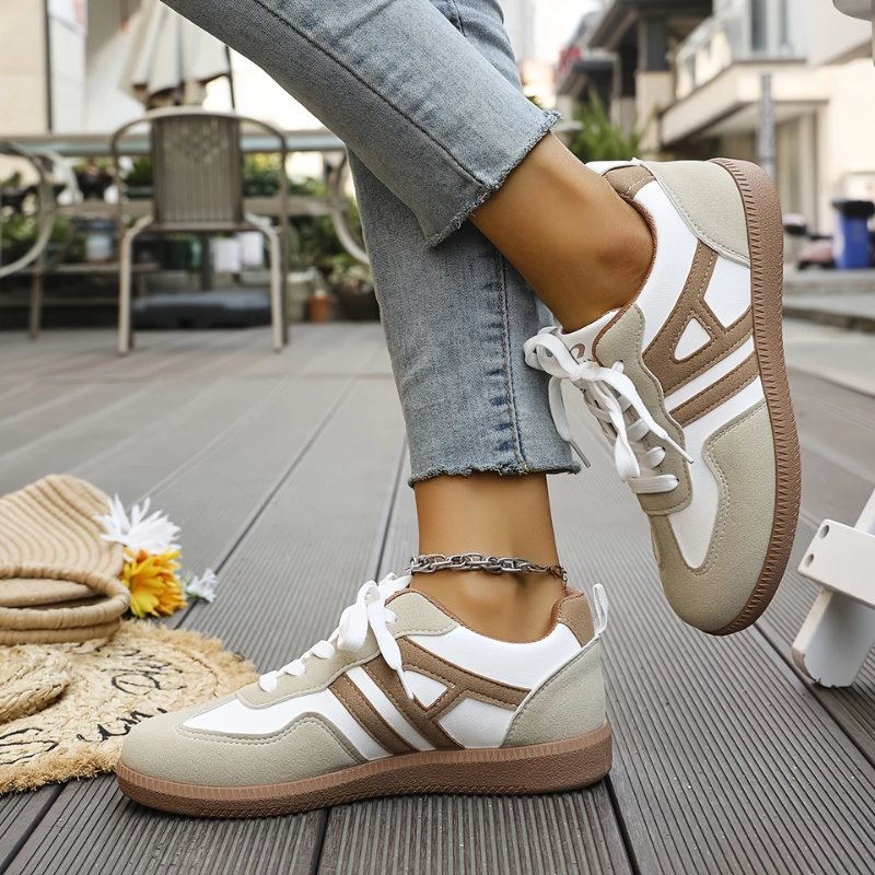 Alviera | Damen-Sneaker mit Schnürsenkeln und bequemem, lässigem Stil  