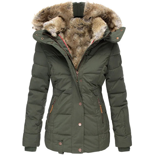 Lucía | Winter jacket for women with fur hood