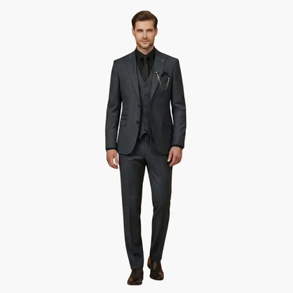 Salvador | Hochzeitsanzug für Herren mit Weste und Revers mit Kerbe  