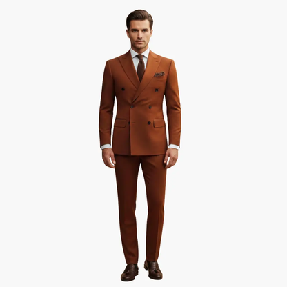 Miguel | Traje para hombre de dos piezas con blazer cruzado y pantalón