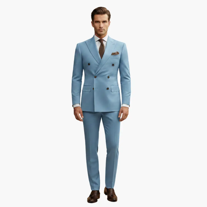 Miguel | Traje para hombre de dos piezas con blazer cruzado y pantalón