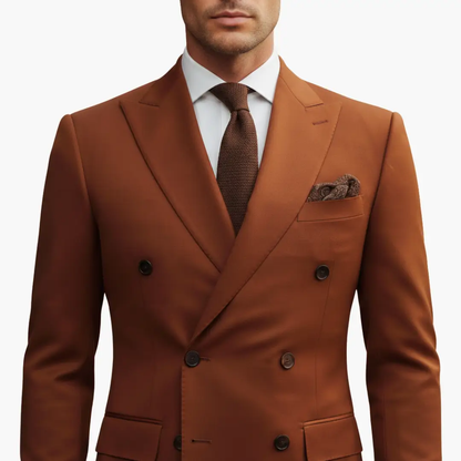 Miguel | Traje para hombre de dos piezas con blazer cruzado y pantalón