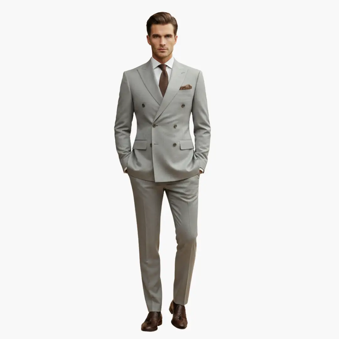 Miguel | Traje para hombre de dos piezas con blazer cruzado y pantalón