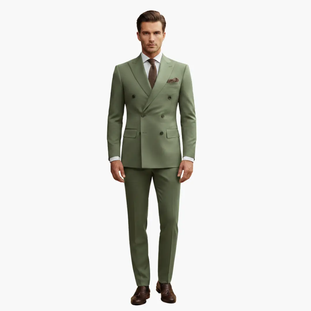 Miguel | Traje para hombre de dos piezas con blazer cruzado y pantalón