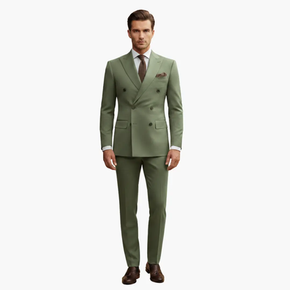Miguel | Traje para hombre de dos piezas con blazer cruzado y pantalón