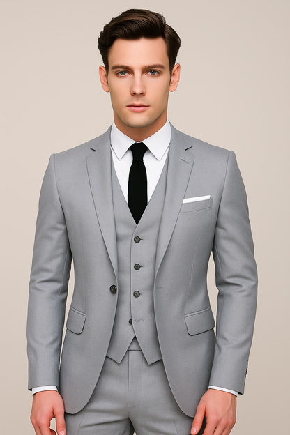 Tadeo | Traje clásico de primavera de tres piezas para hombre